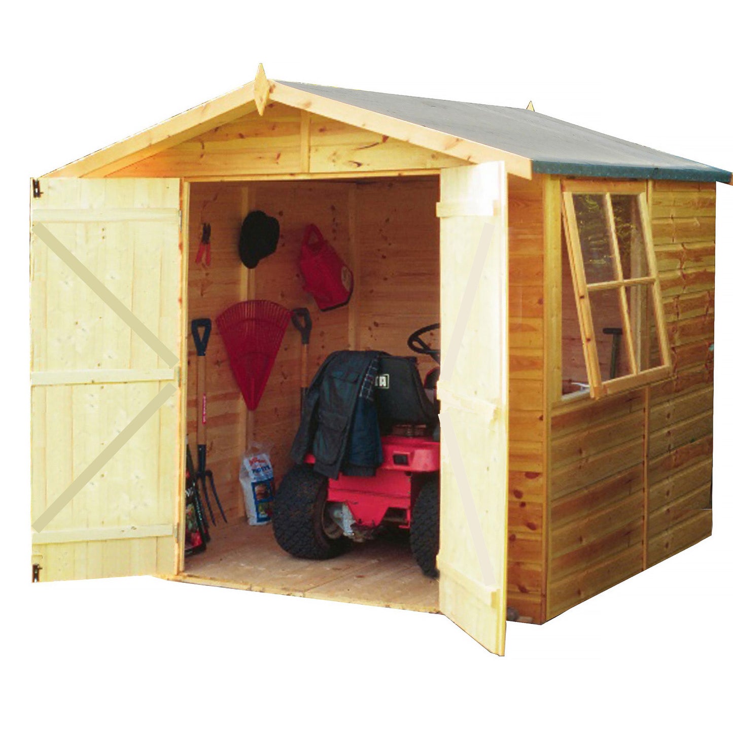 Alderney 7 x 7 Shiplap Apex Shed