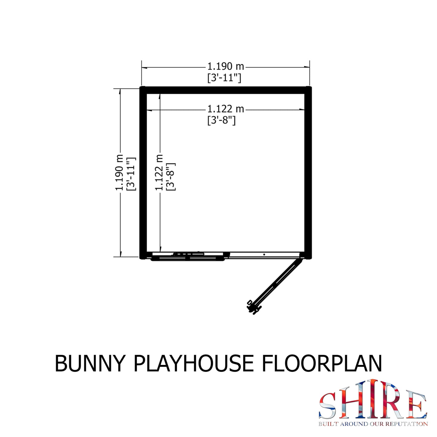 Bunny 4x4 Playhouse