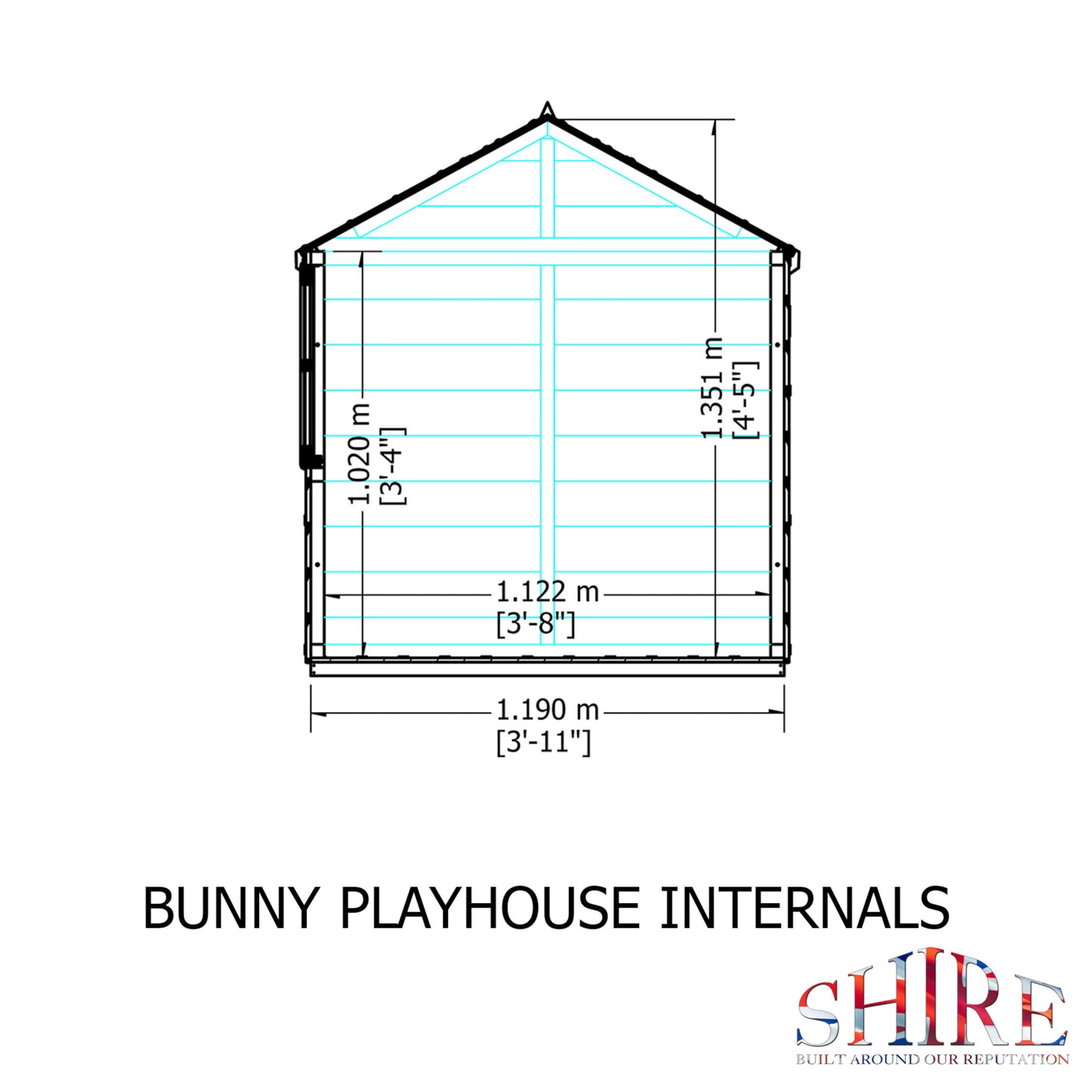 Bunny 4x4 Playhouse