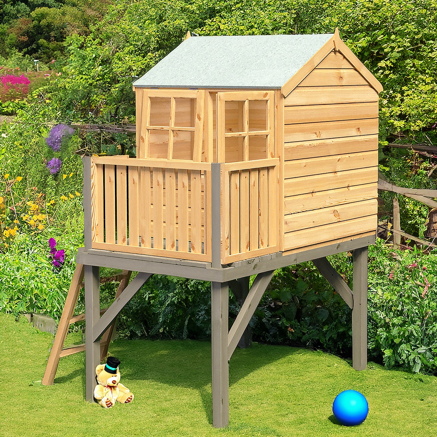 Bunny With Platfom 6x4 Playhouse