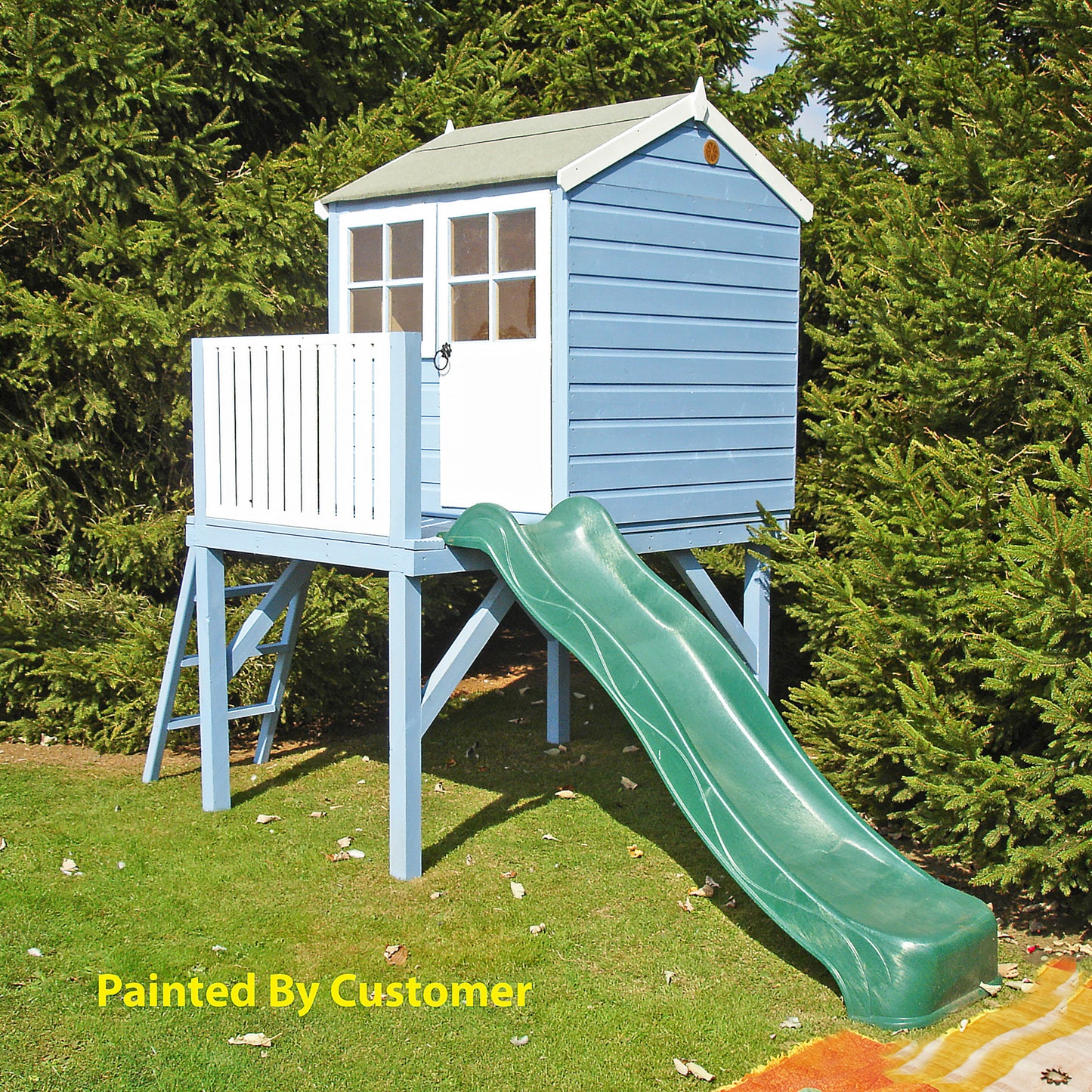 Bunny with Platfom and Slide 6x4 Playhouse