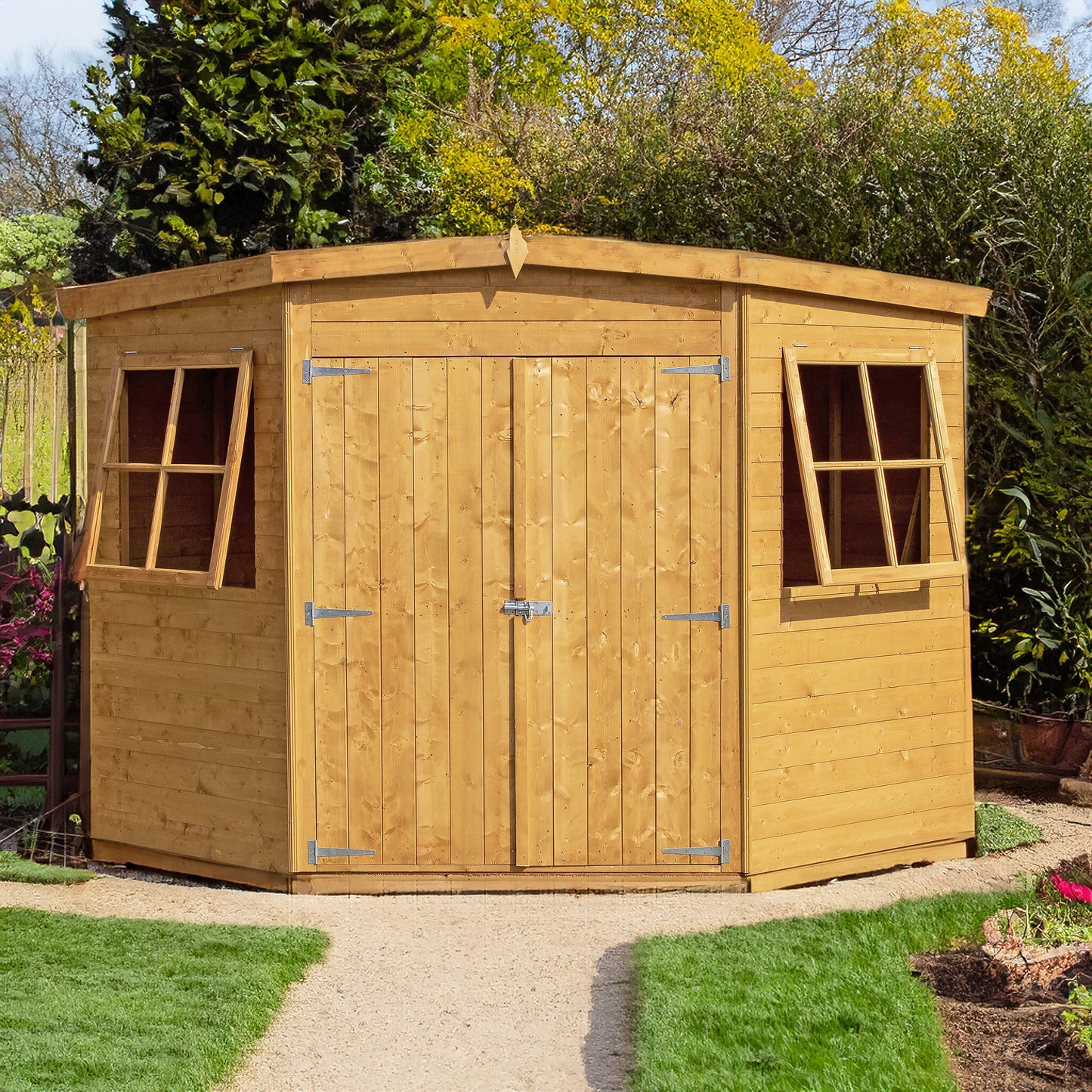 Shiplap Corner Shed 7 x 7