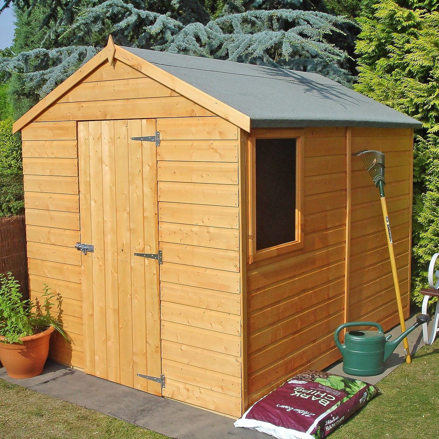 Durham 6 x 8 Shiplap Apex Shed