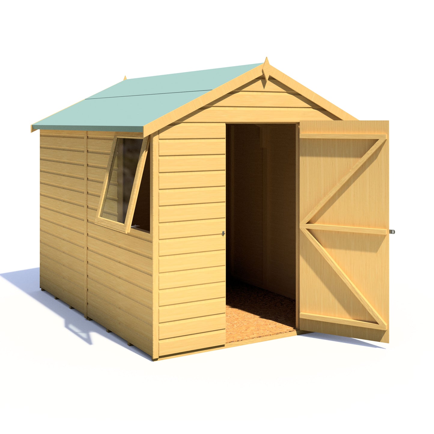 Durham 6 x 8 Shiplap Apex Shed