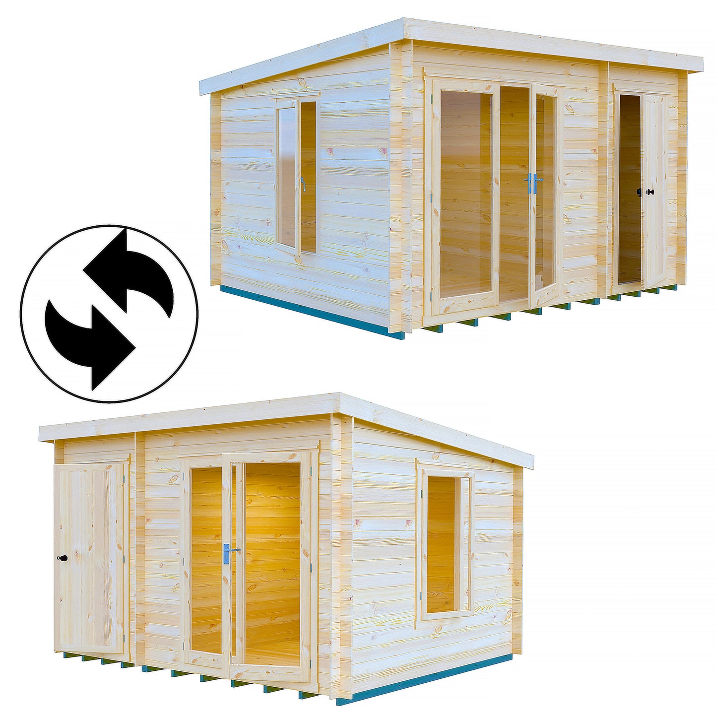 Elm Log Cabin with storage 10x12