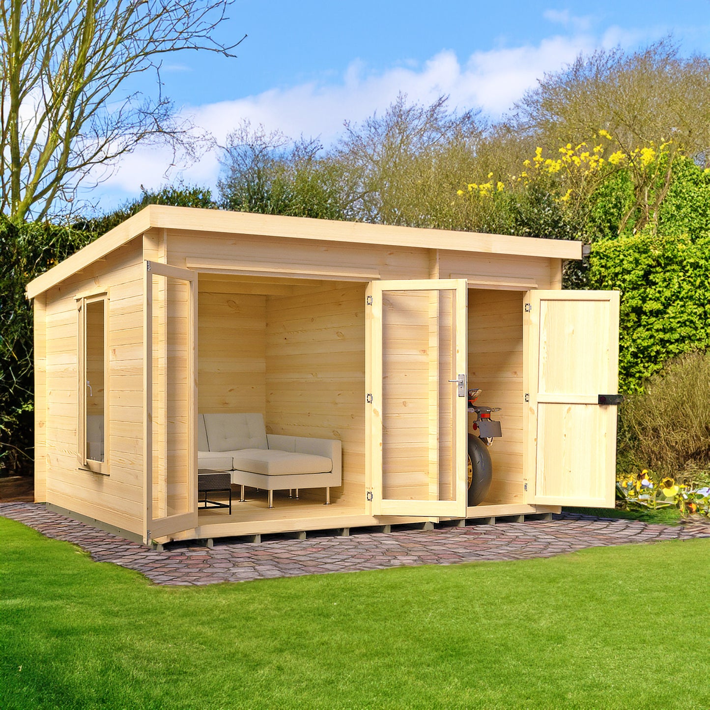 Elm Log Cabin with storage 10x12