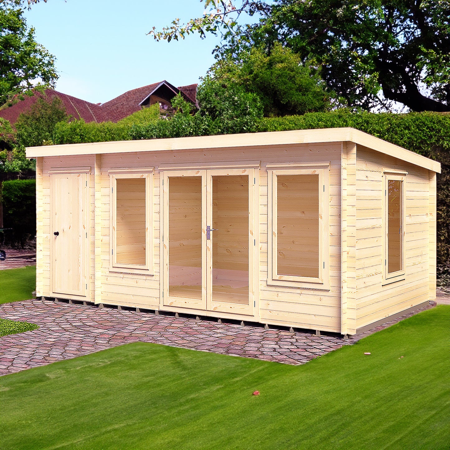 Elm Log Cabin with storage 10Gx17