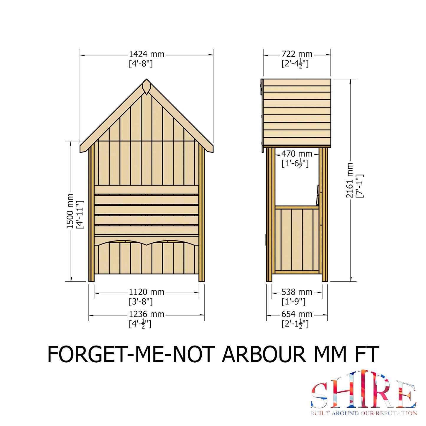 Forget Me Not Arbour