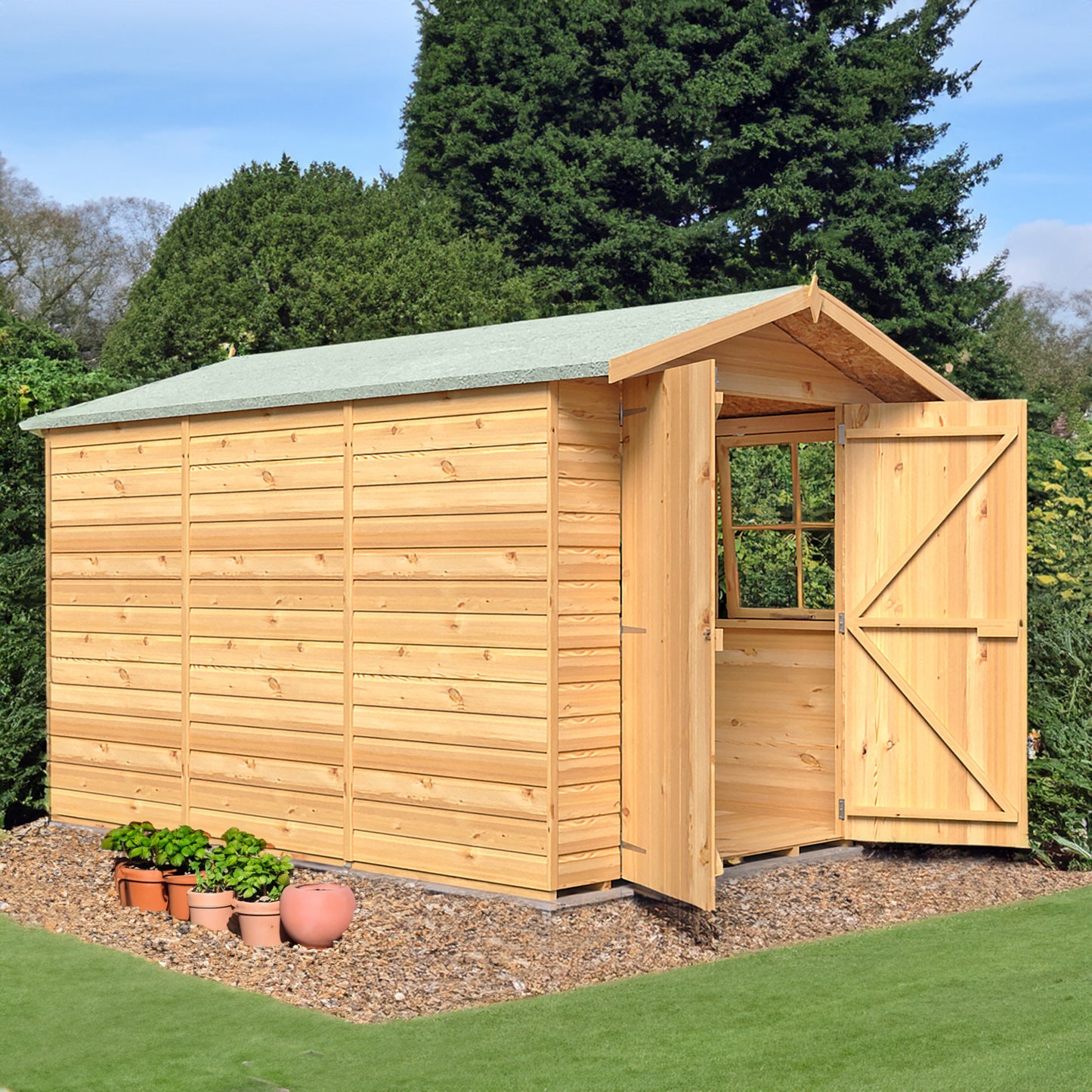 Guernsey 7 x 10 Shiplap Apex Shed