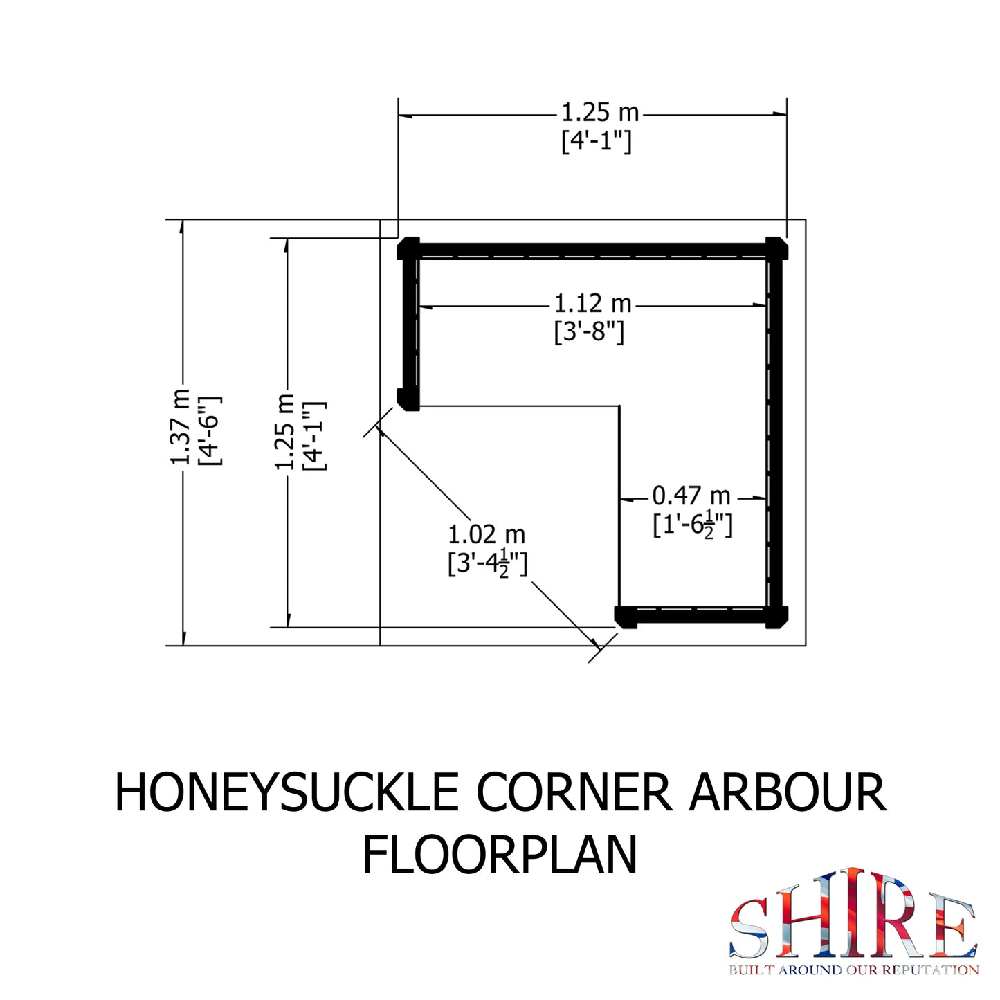 Honeysuckle Corner Arbour