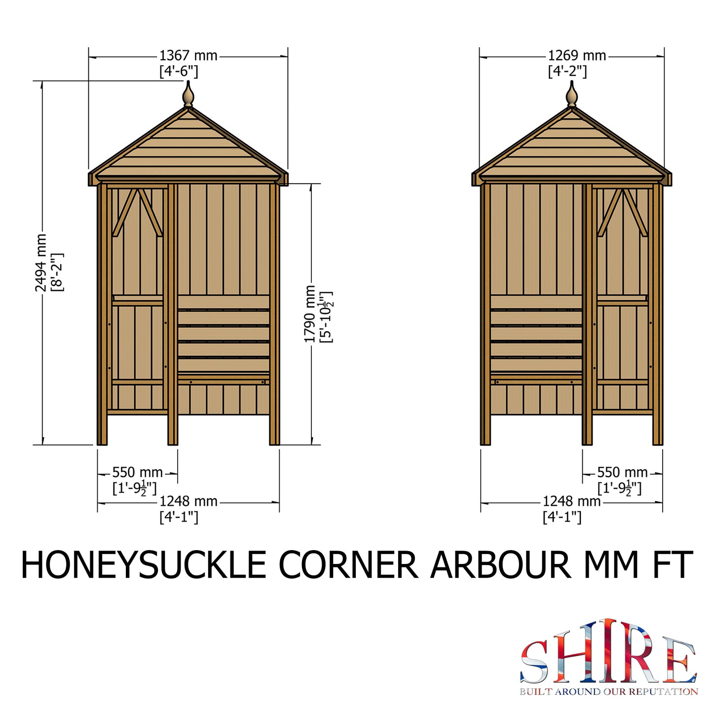 Honeysuckle Corner Arbour