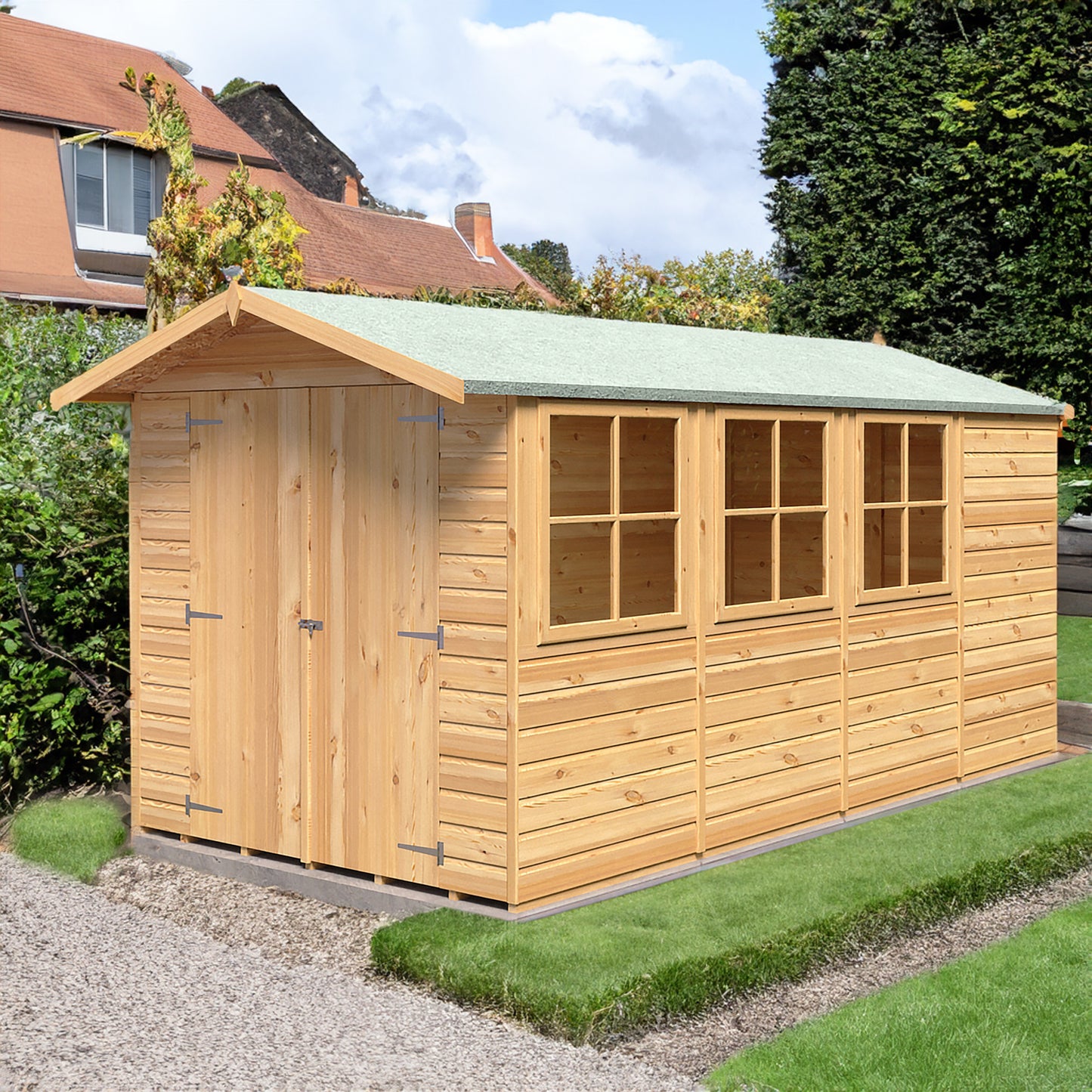 Jersey 7 x 13 Shiplap Apex Shed