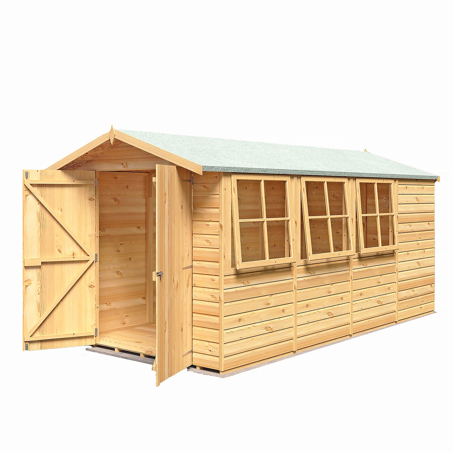 Jersey 7 x 13 Shiplap Apex Shed