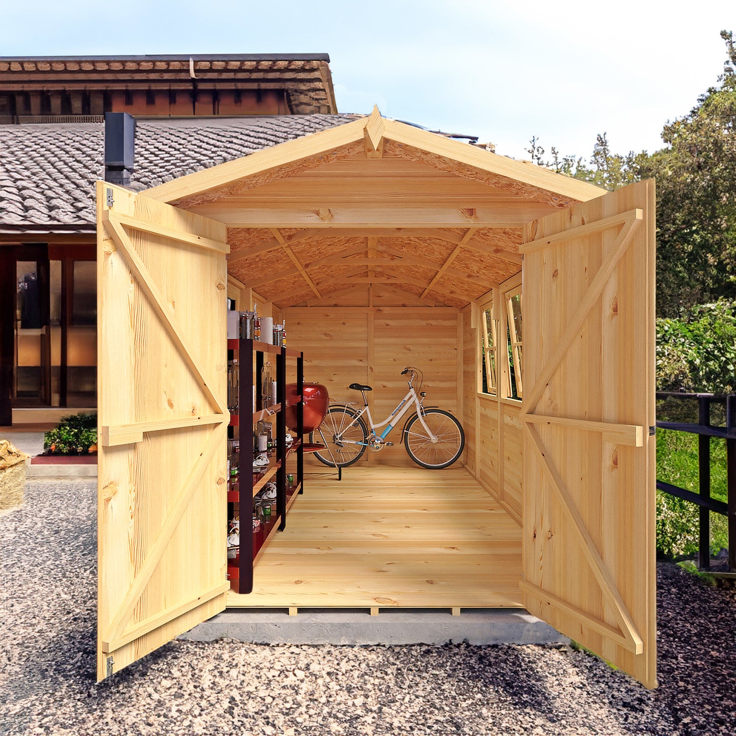 Jersey 7 x 13 Shiplap Apex Shed