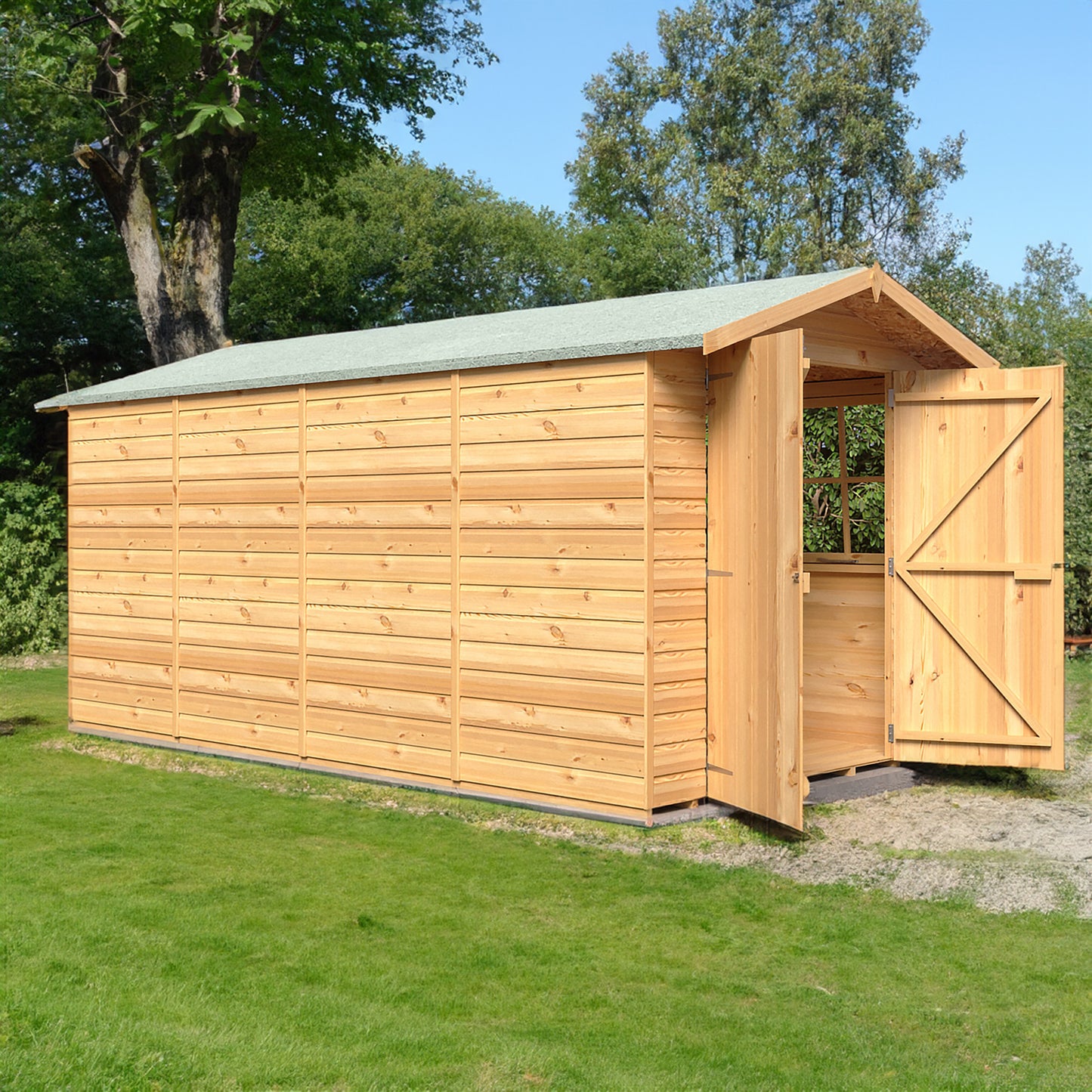 Jersey 7 x 13 Shiplap Apex Shed