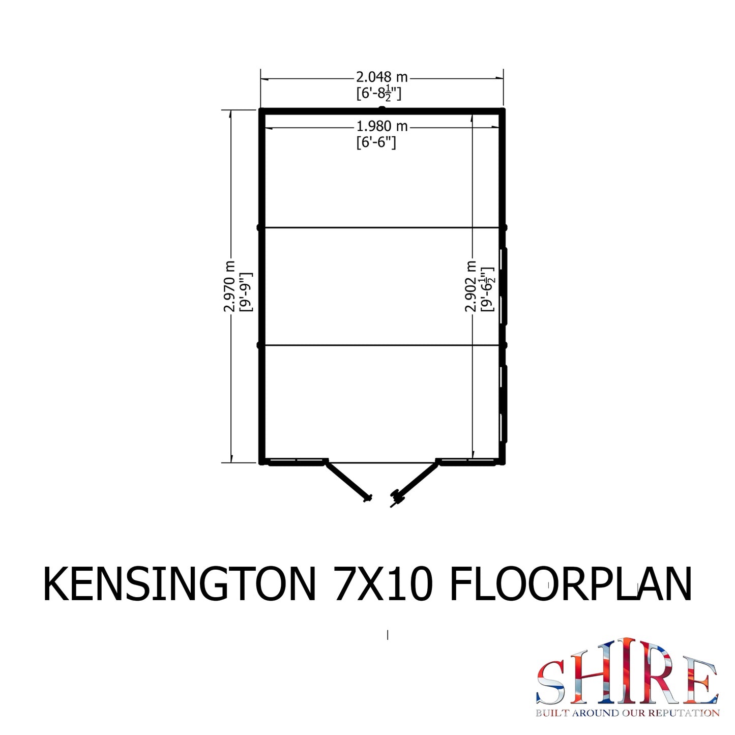 Kensington 7x10 Summerhouse