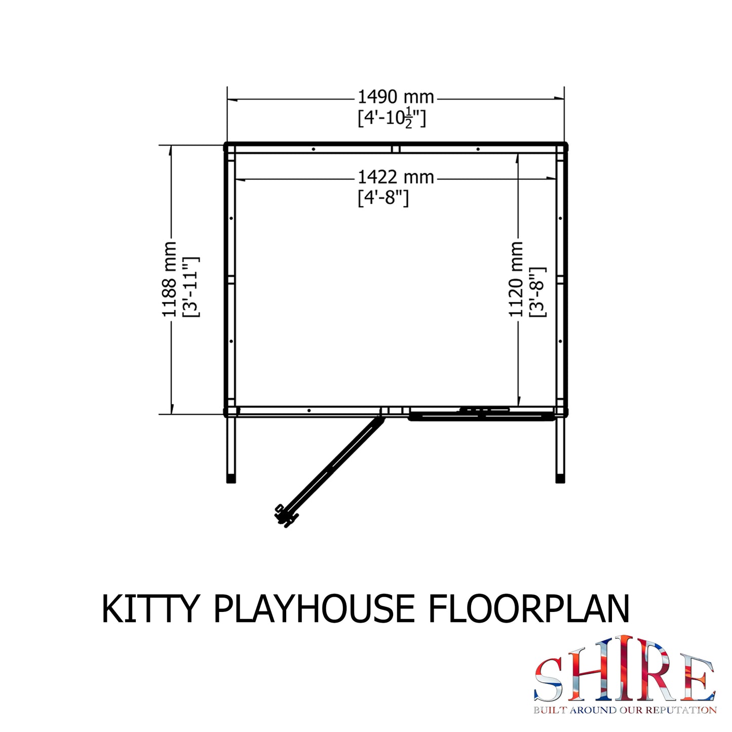 Kitty 5x4 Playhouse