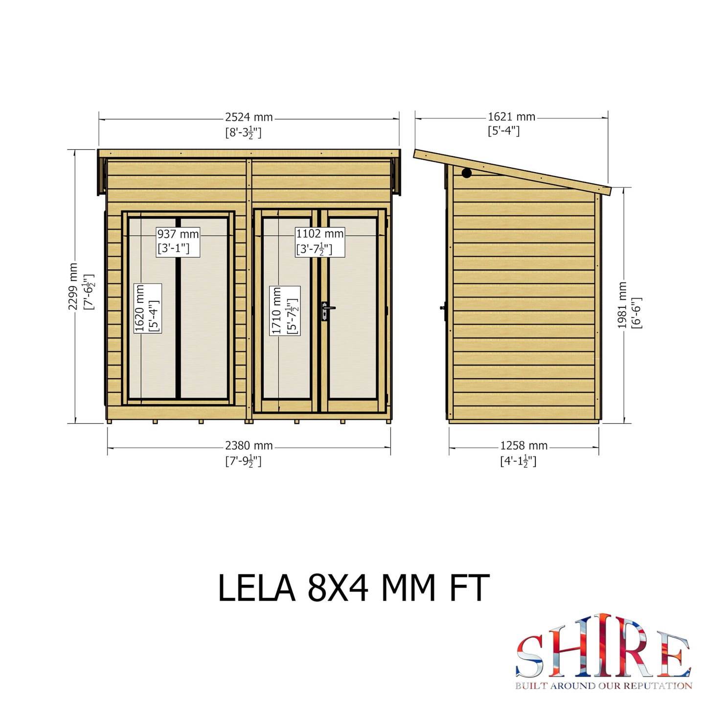 Lela Summerhouse 8x4