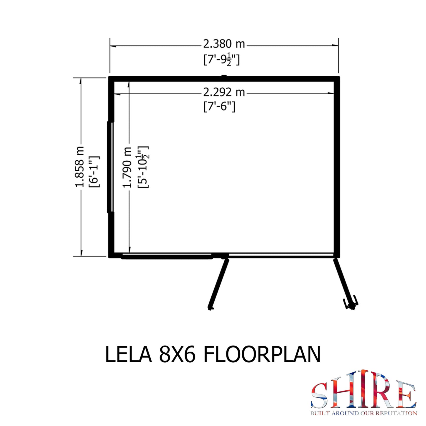 Lela Summerhouse 8x6