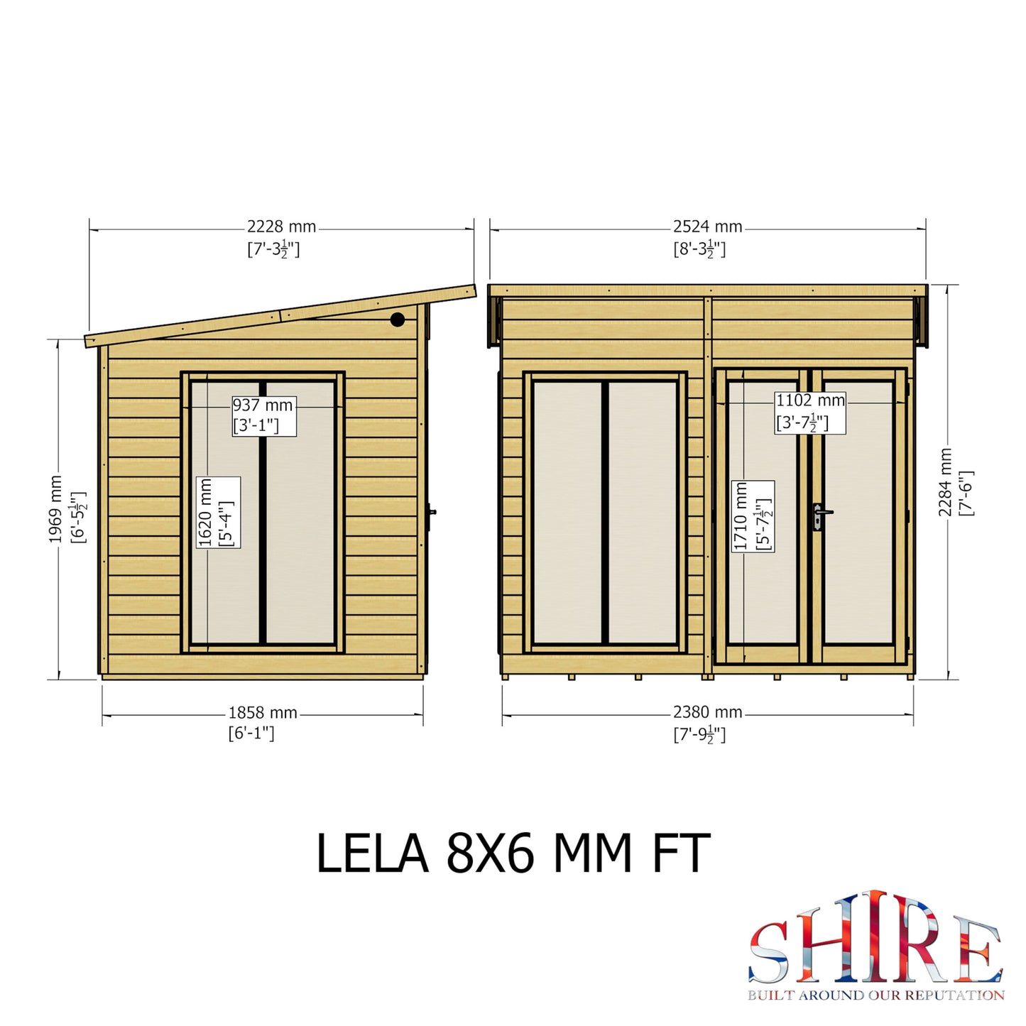 Lela Summerhouse 8x6