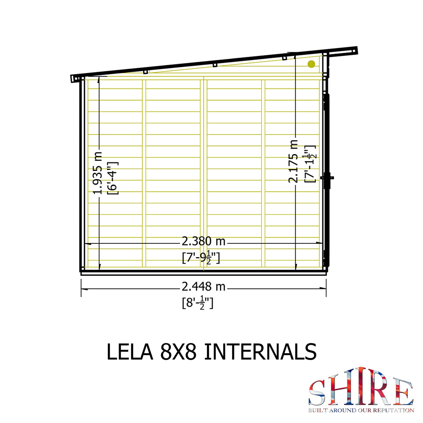 Lela Summerhouse 8x8