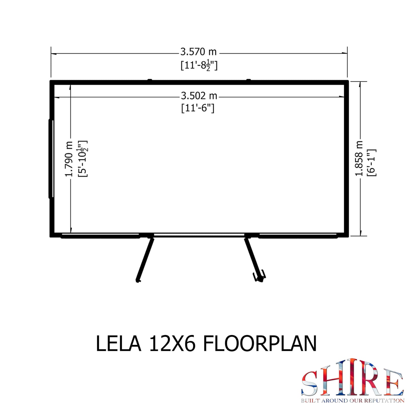 Lela Summerhouse 12x6