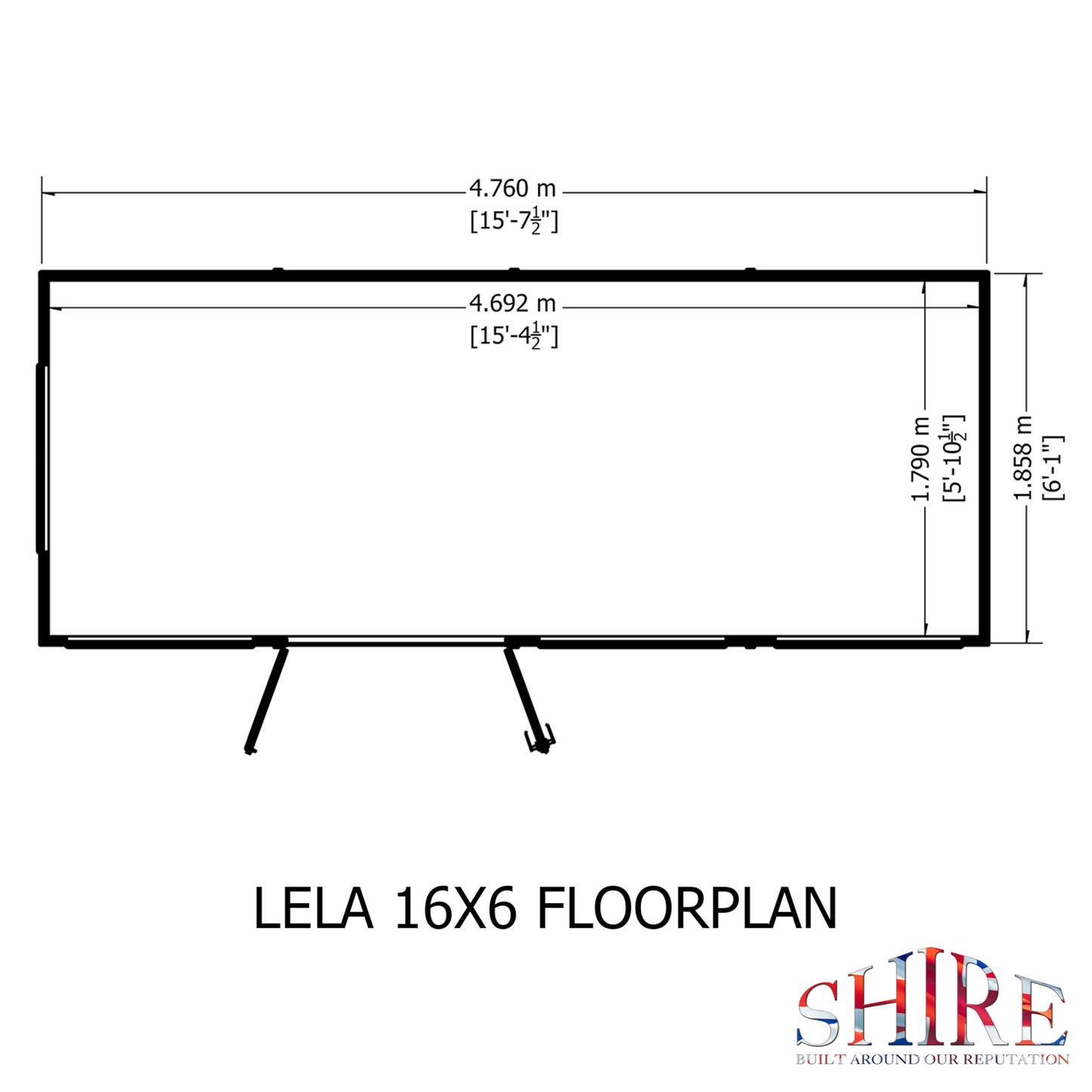 Lela Summerhouse 16x6
