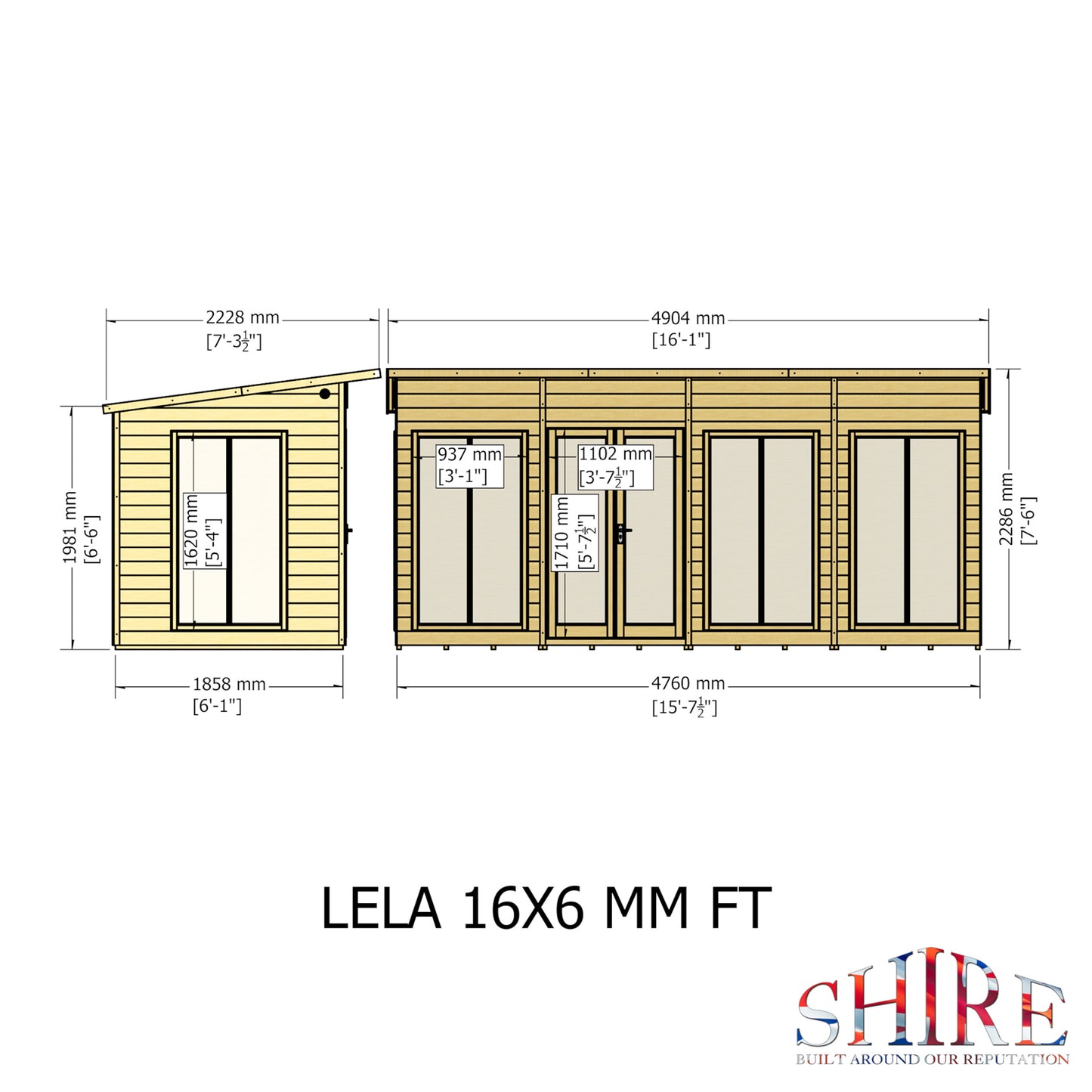 Lela Summerhouse 16x6