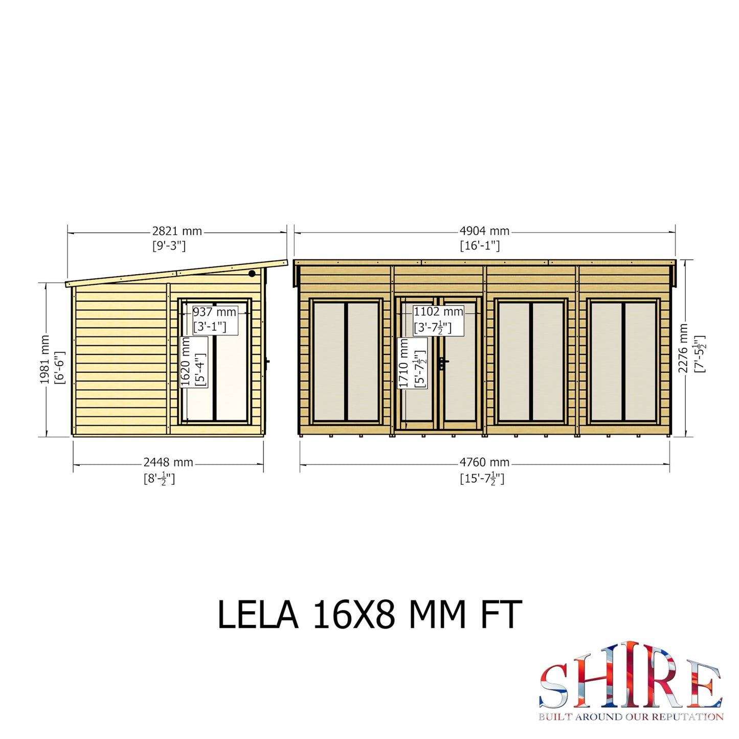 Lela Summerhouse 16x8