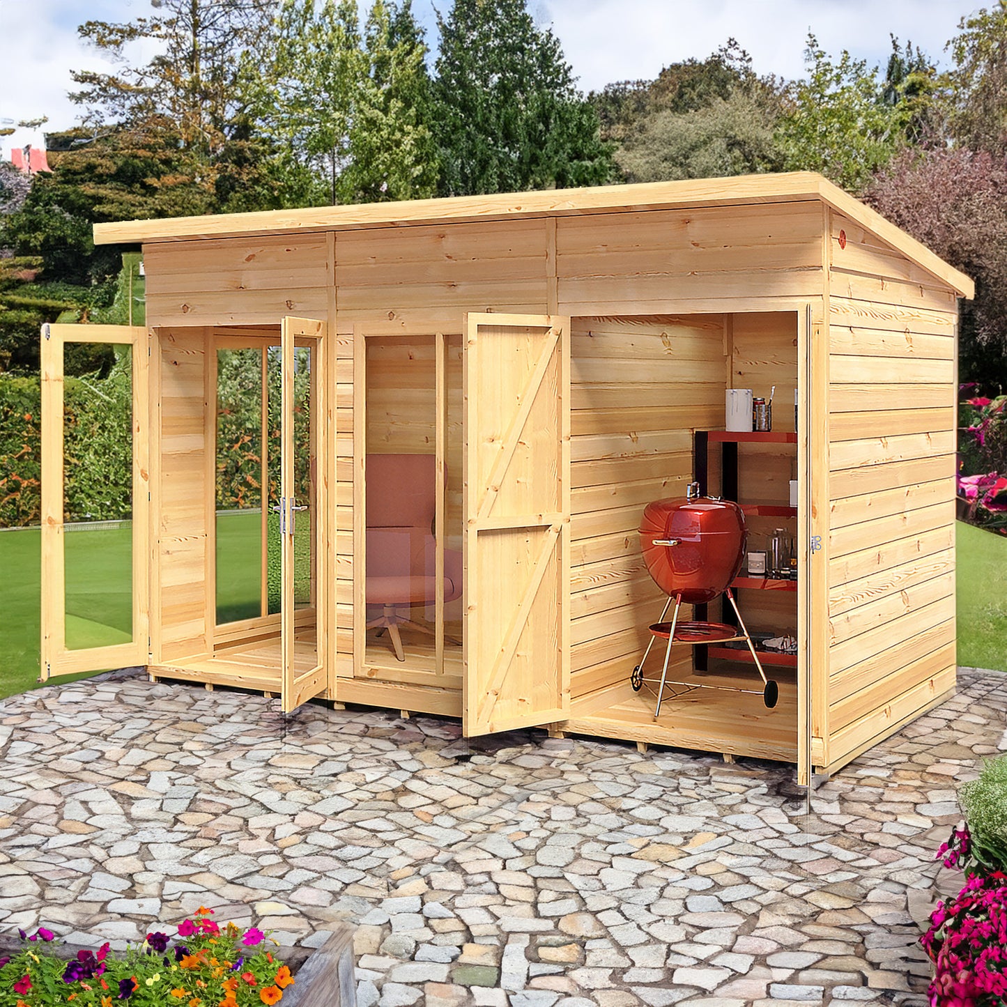 Lela Summerhouse 12x6 inc Storage