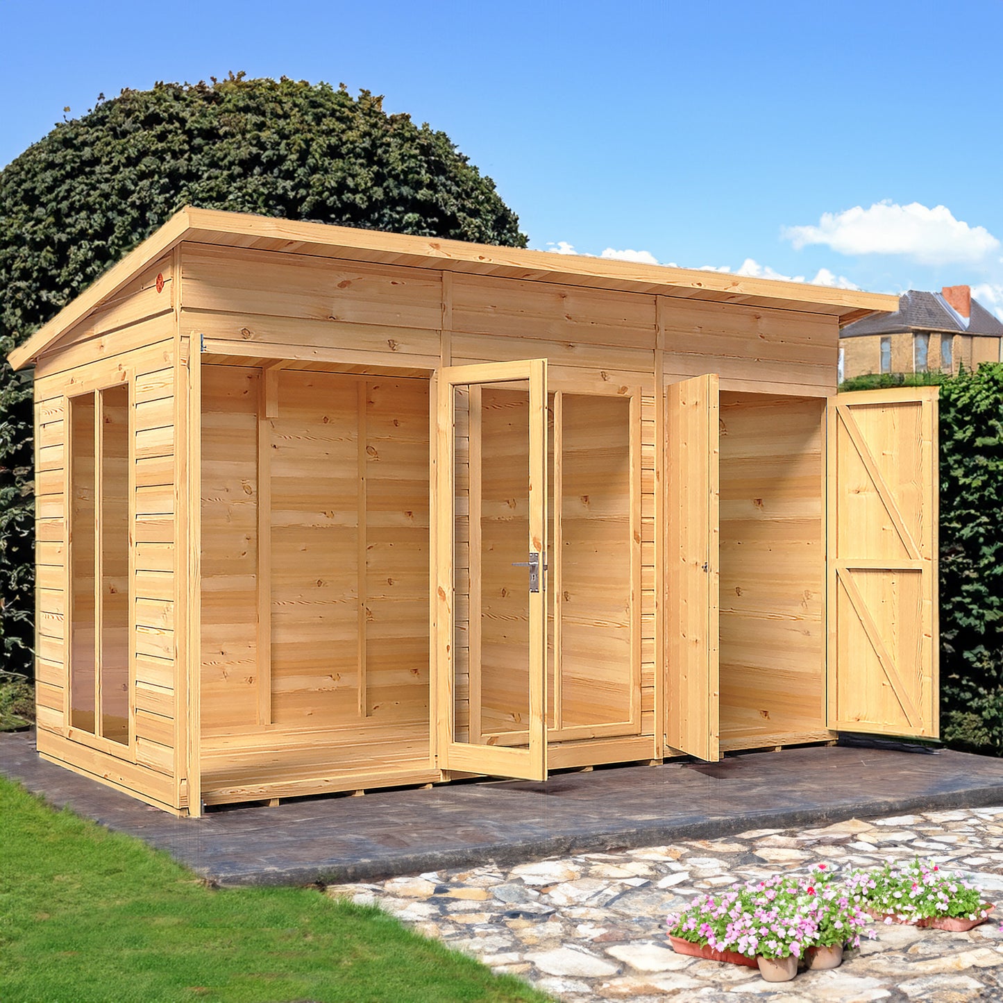 Lela Summerhouse 12x6 inc Storage