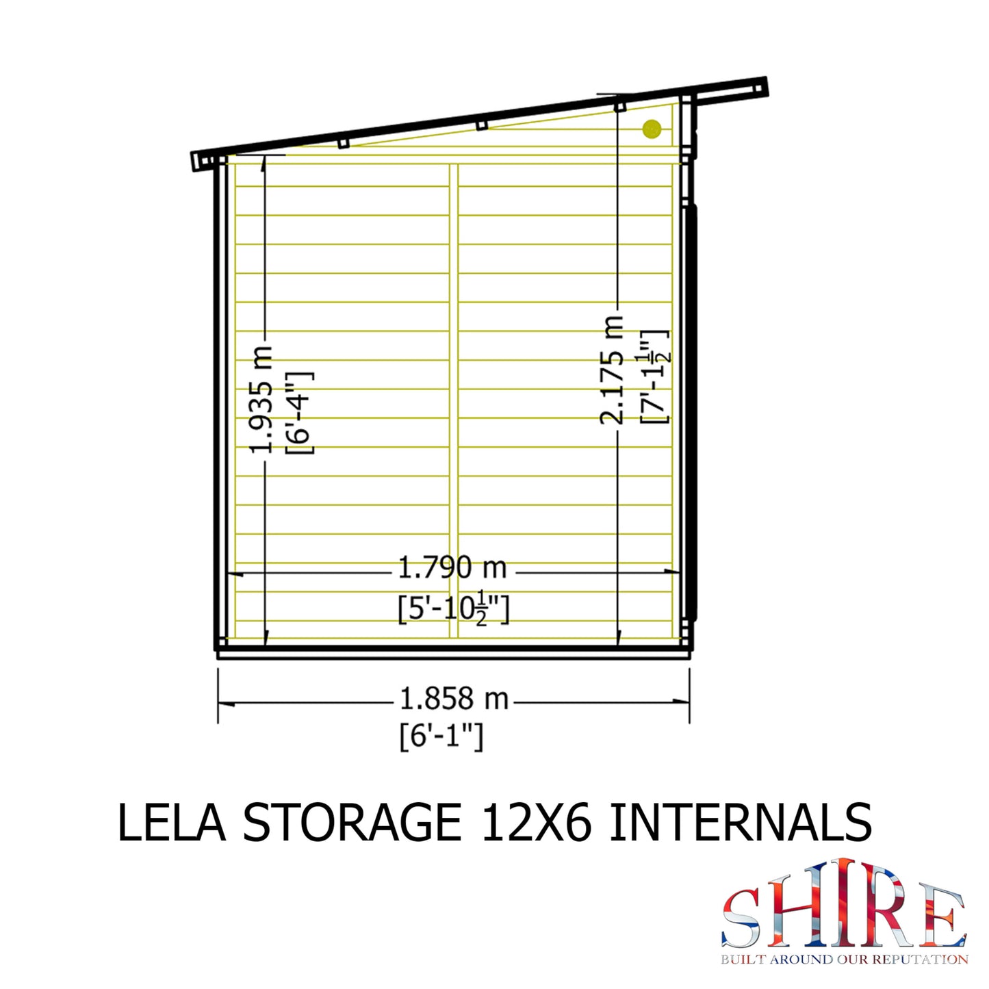 Lela Summerhouse 12x6 inc Storage