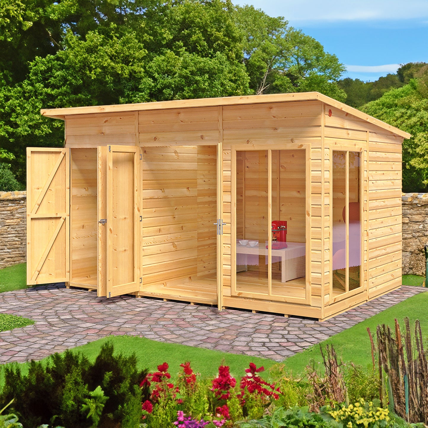 Lela Summerhouse 12x8 inc Storage