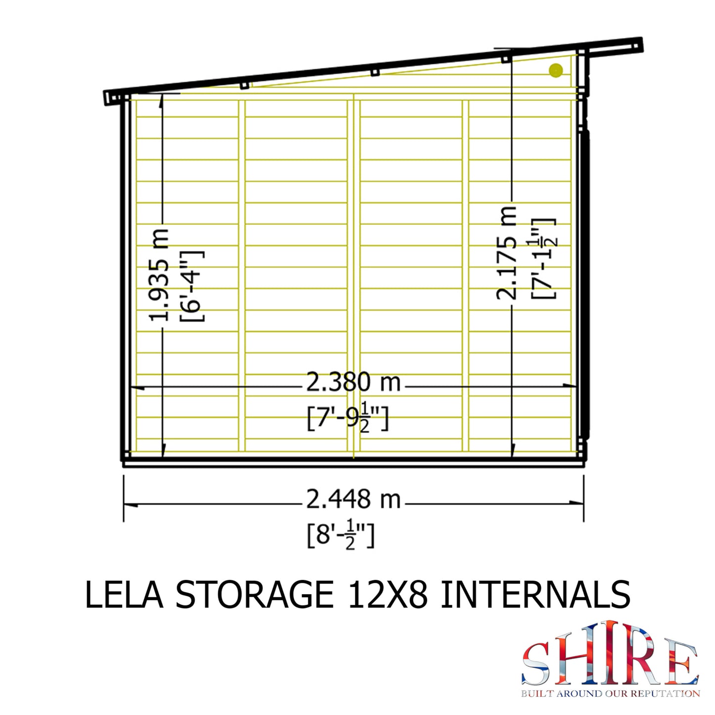 Lela Summerhouse 12x8 inc Storage