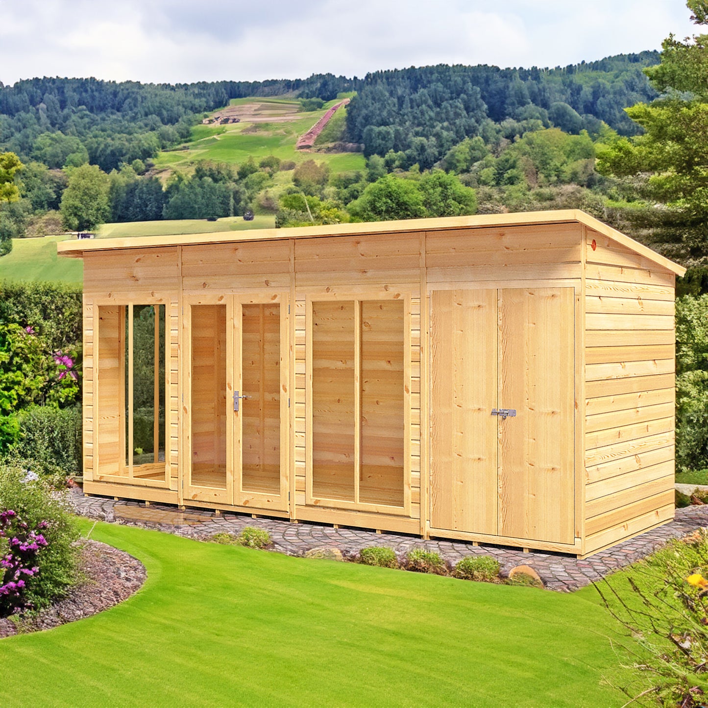 Lela Summerhouse 16x6 inc Storage