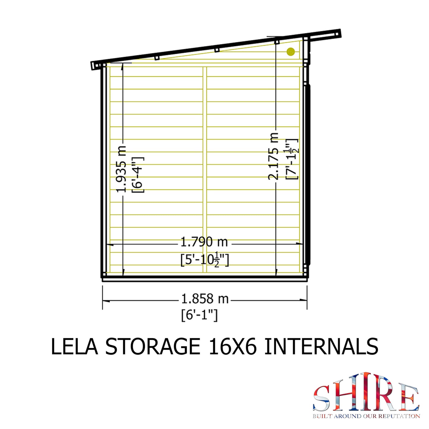 Lela Summerhouse 16x6 inc Storage
