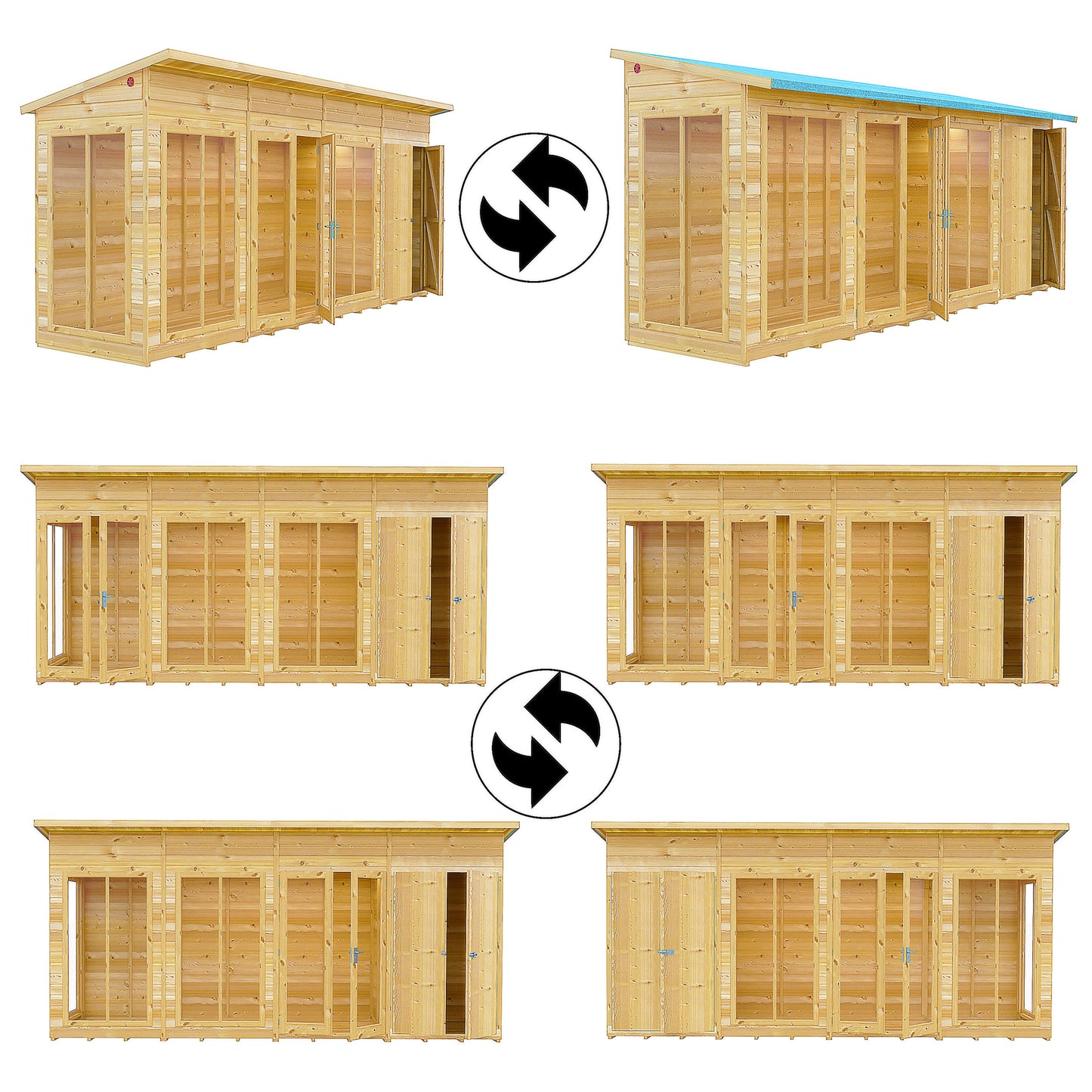 Lela Summerhouse 16x6 inc Storage
