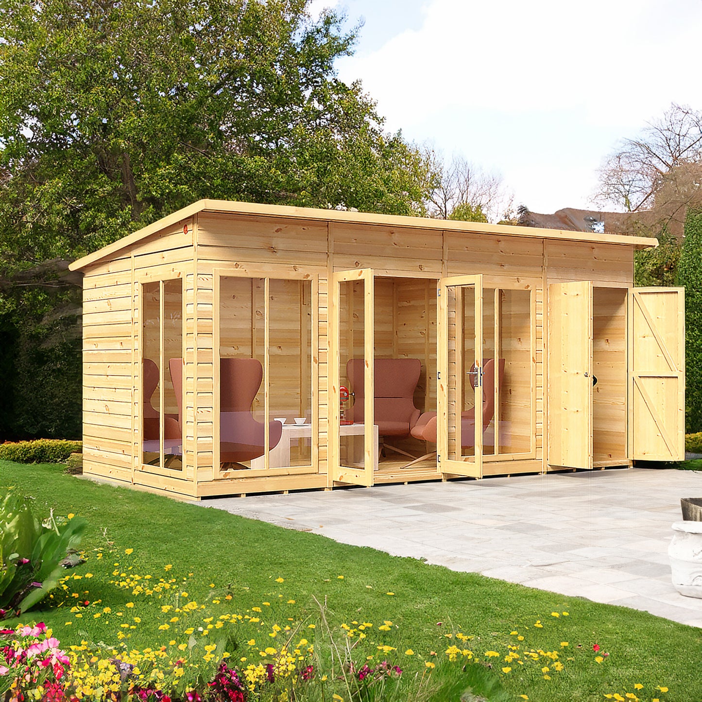 Lela Summerhouse 16x8 inc Storage