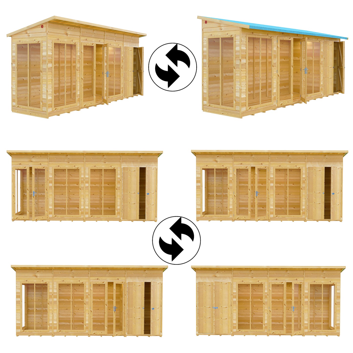 Lela Summerhouse 16x8 inc Storage