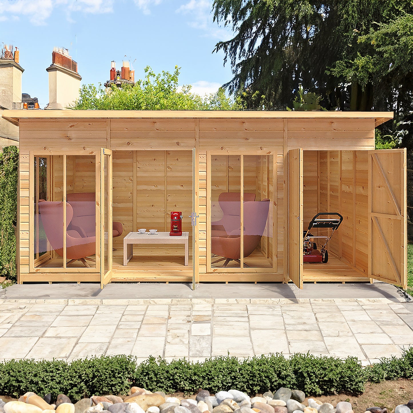 Lela Summerhouse 16x8 inc Storage