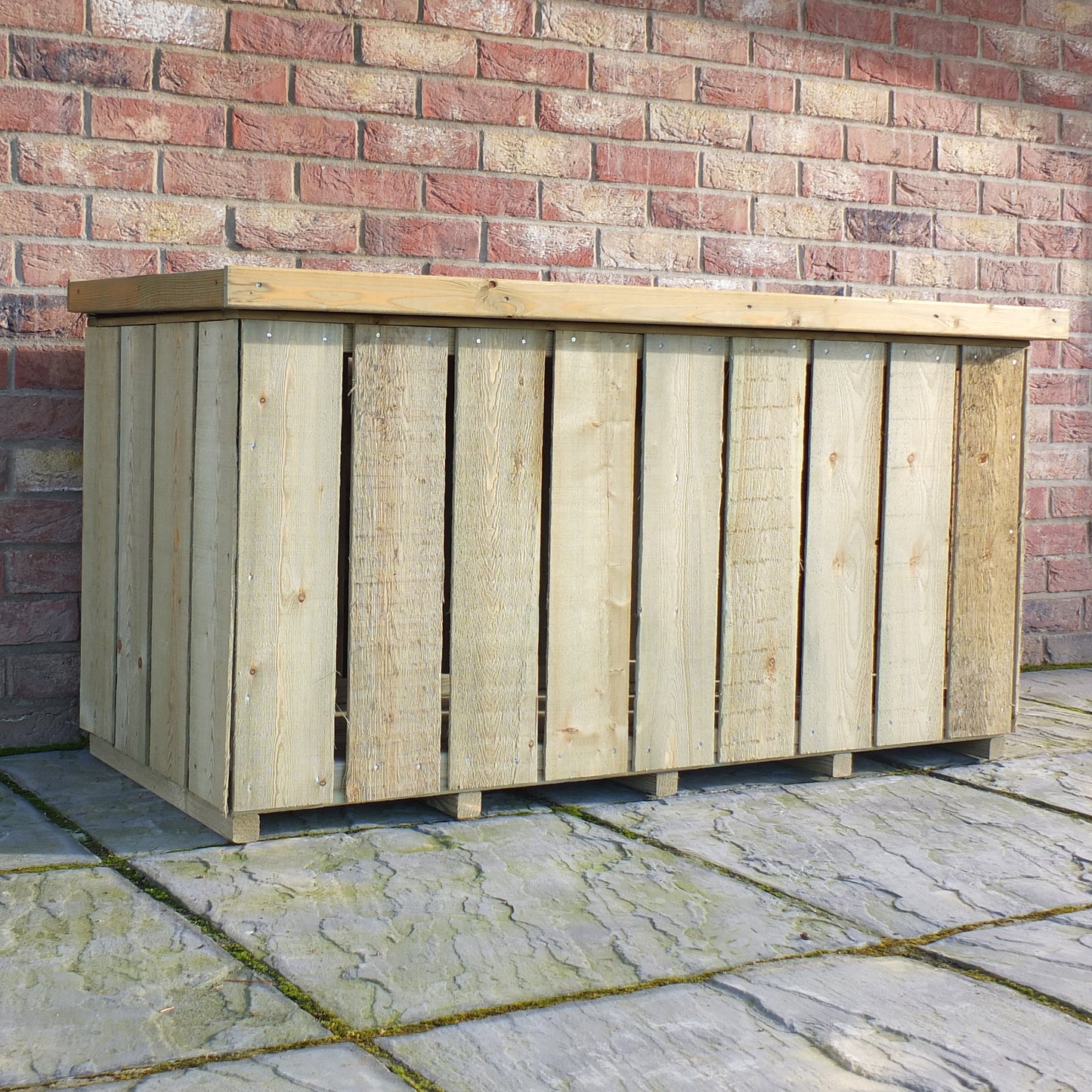 Pressure Treated Log Box in Sawn Finish