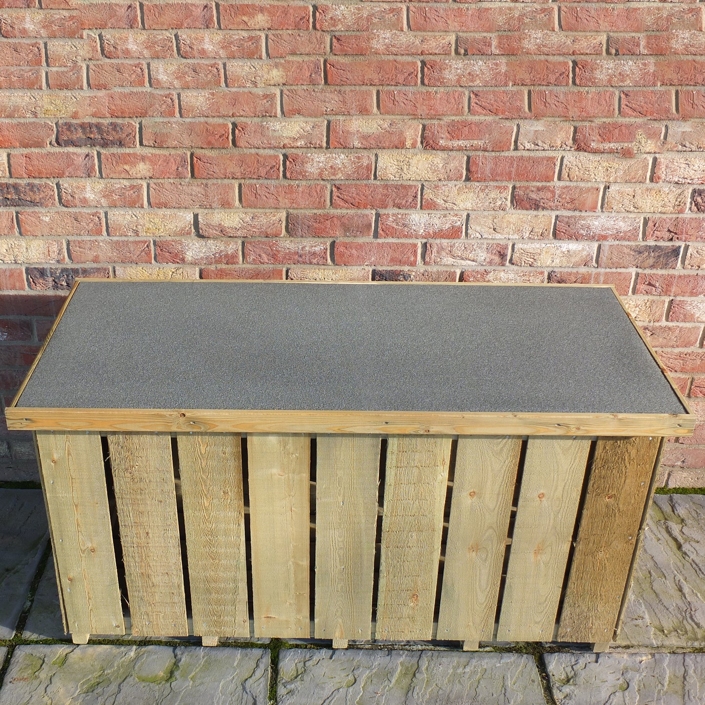 Pressure Treated Log Box in Sawn Finish