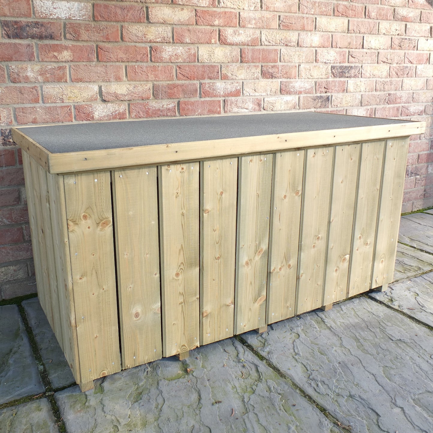 Pressure Treated Log Box in Planed Finish