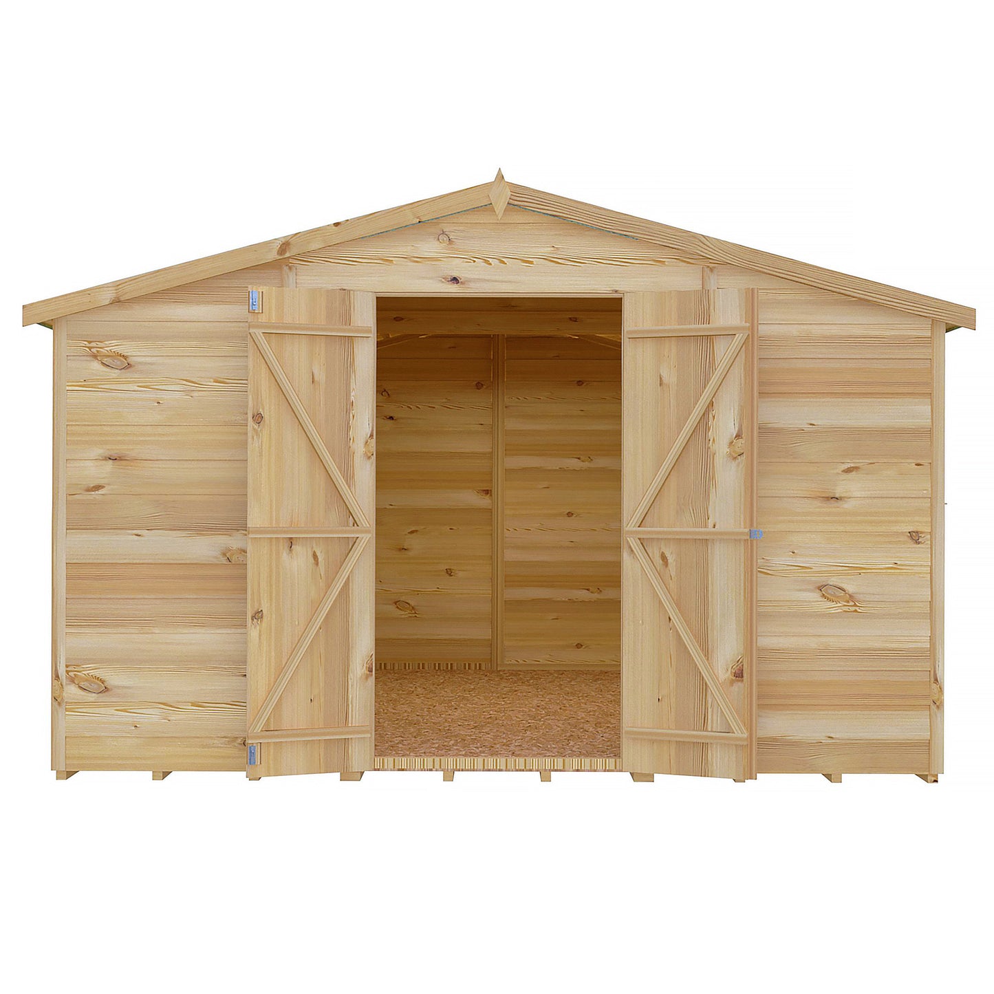 Garden Value Overlap 10 x 10 Apex Shed