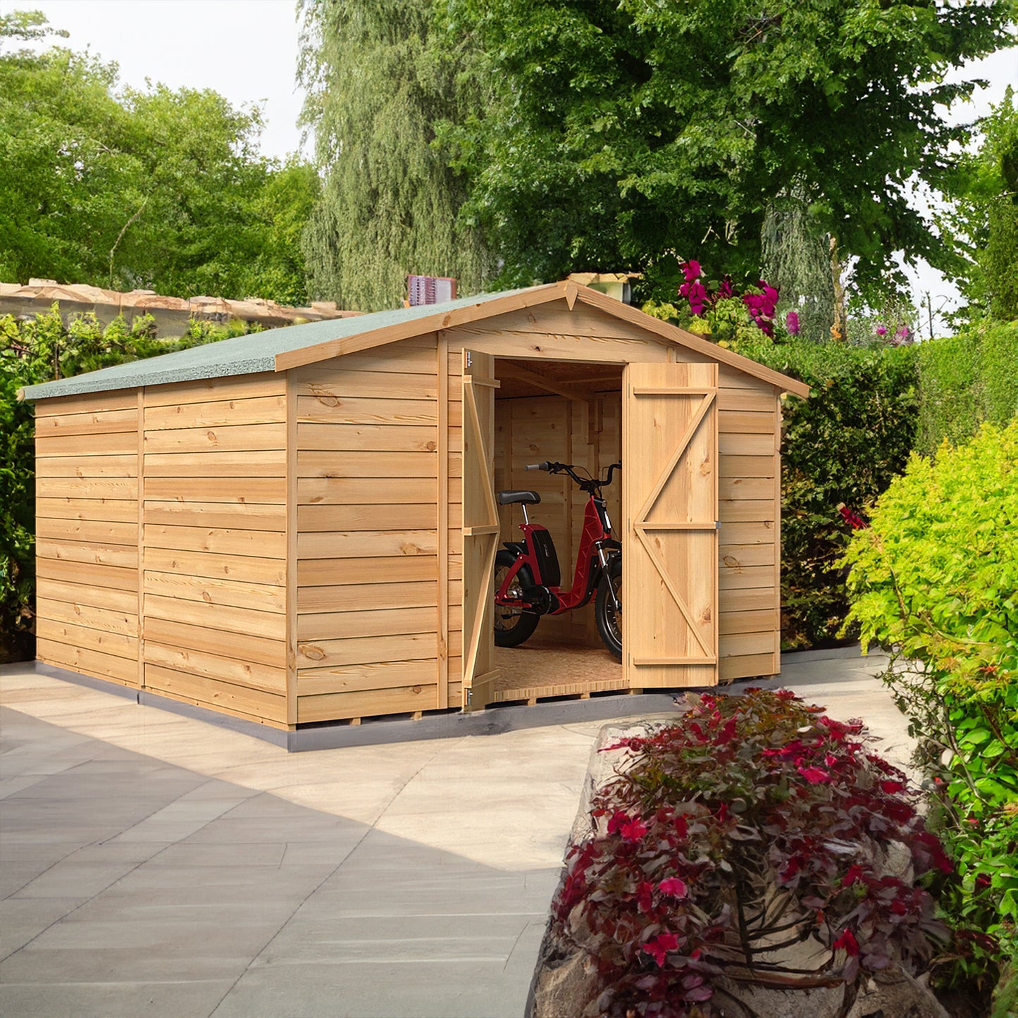Garden Value Overlap 10 x 10 Windowless Shed