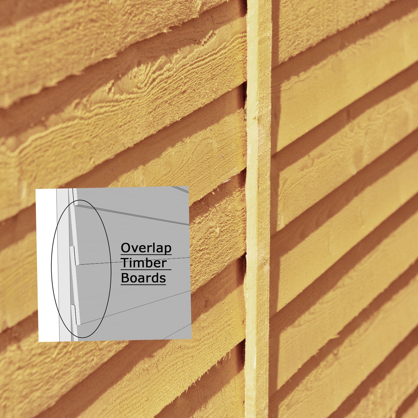 Garden Value Overlap 10 x 10 Windowless Shed