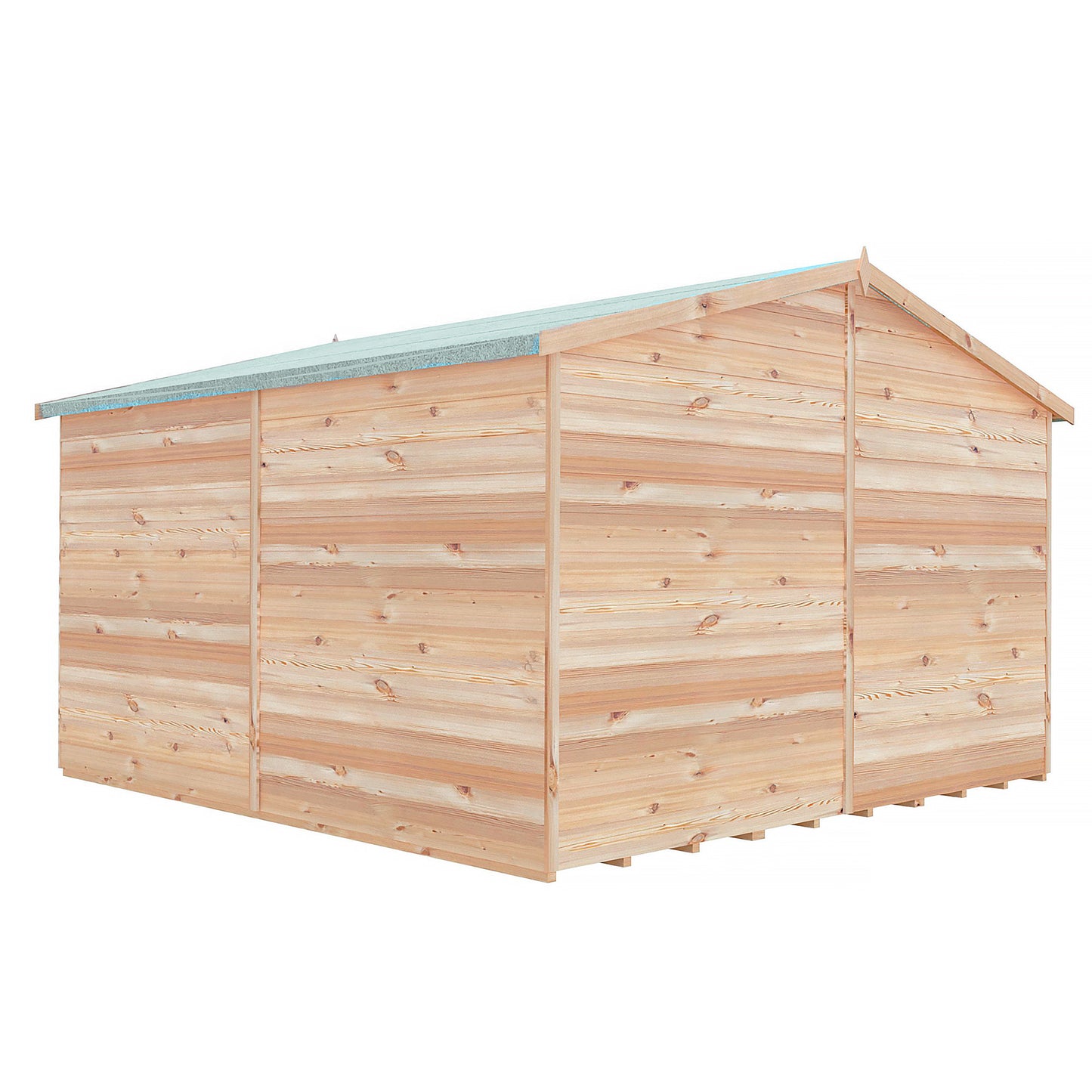Garden Value Overlap 10 x 10 Windowless Shed
