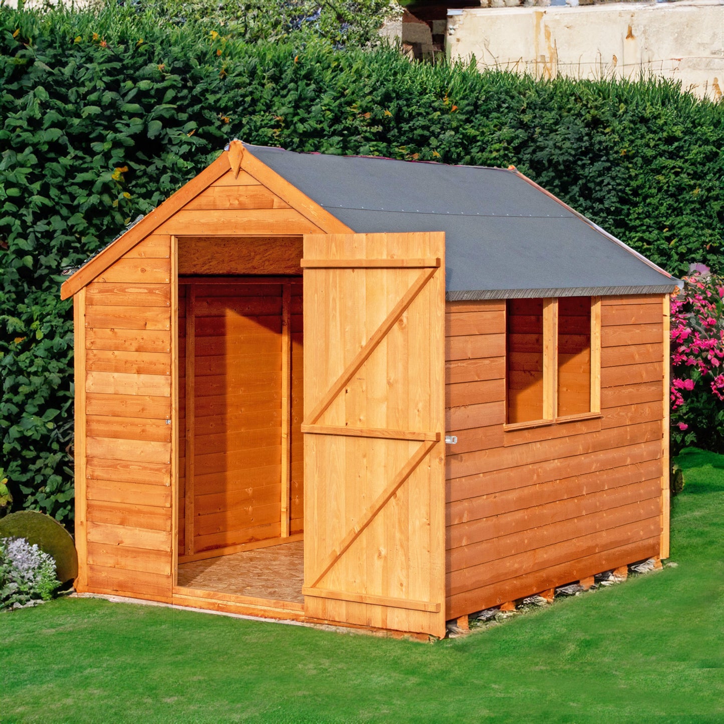 Garden Value Overlap 8 x 6 Shed with Window