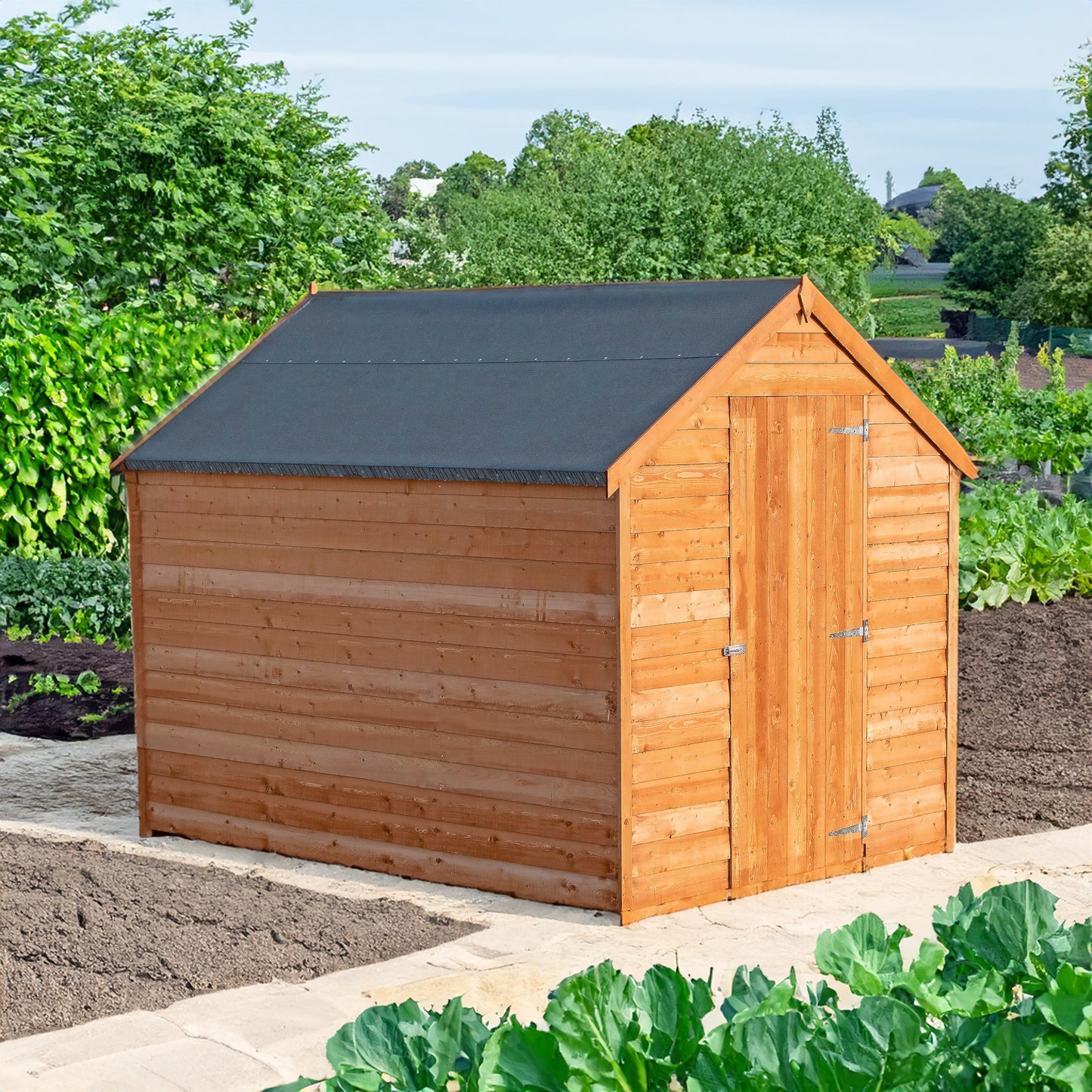 Garden Value Overlap 8 x 6 Shed with Window