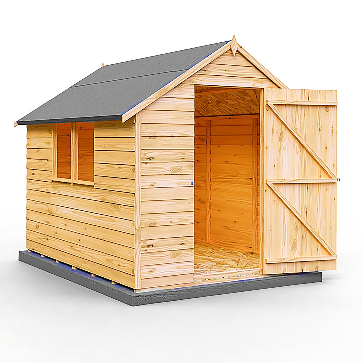 Garden Value Overlap 8 x 6 Shed with Window